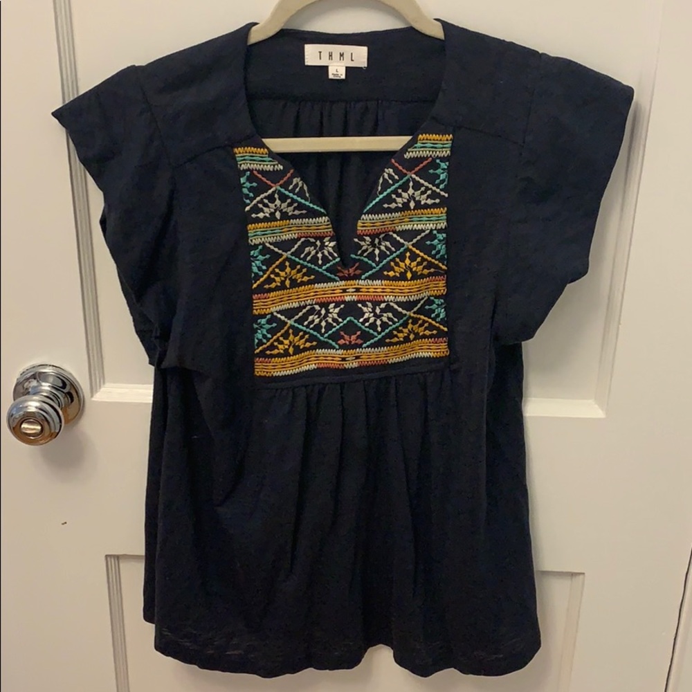 THML flutter sleeve top